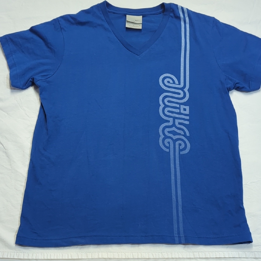 Nike Royal Blue V-Neck Tee